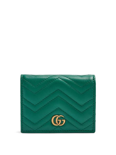 gucci green marmont wallet|Gucci Marmont coin case.